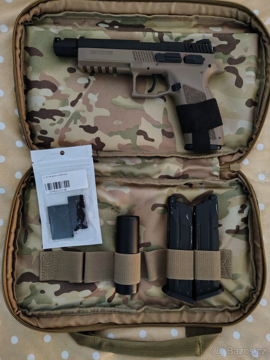 Airsoftová pistole CZ P-09 DT FDE