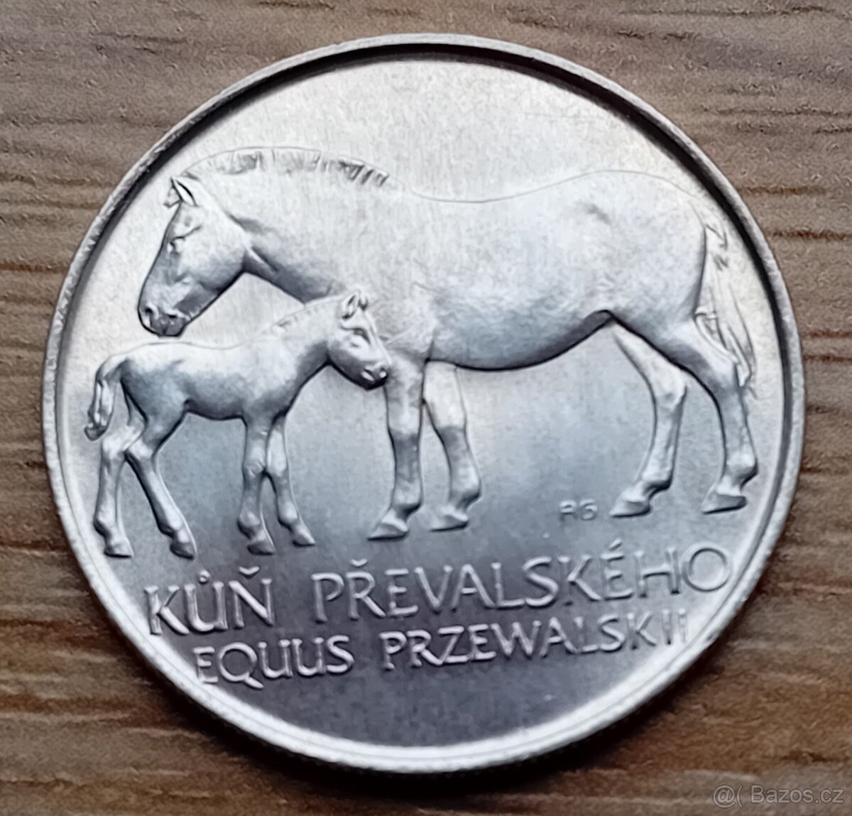 50 Koruna 1987 Kůň Převalského varianta  b.k.