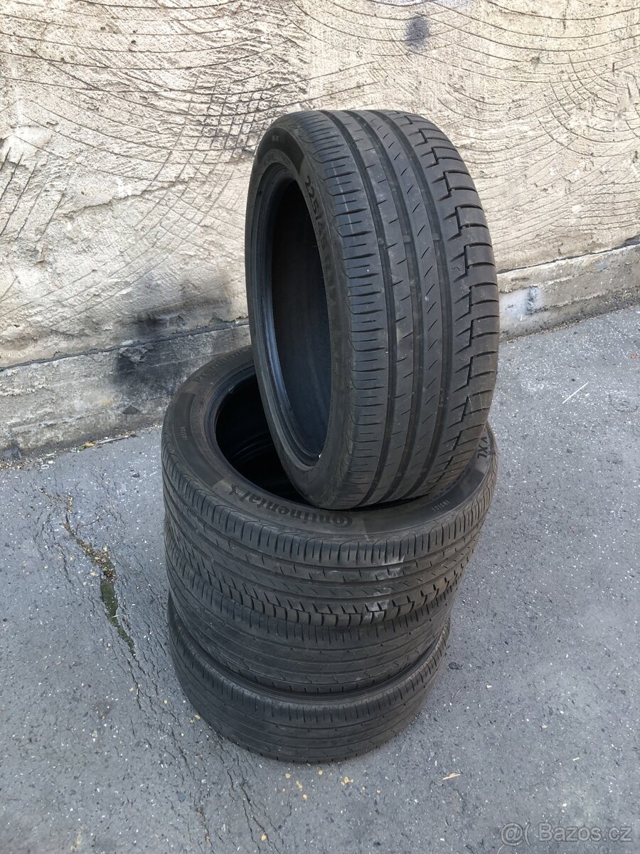 Letní pneu 225/45 R17 2x Continental 2x Hankook