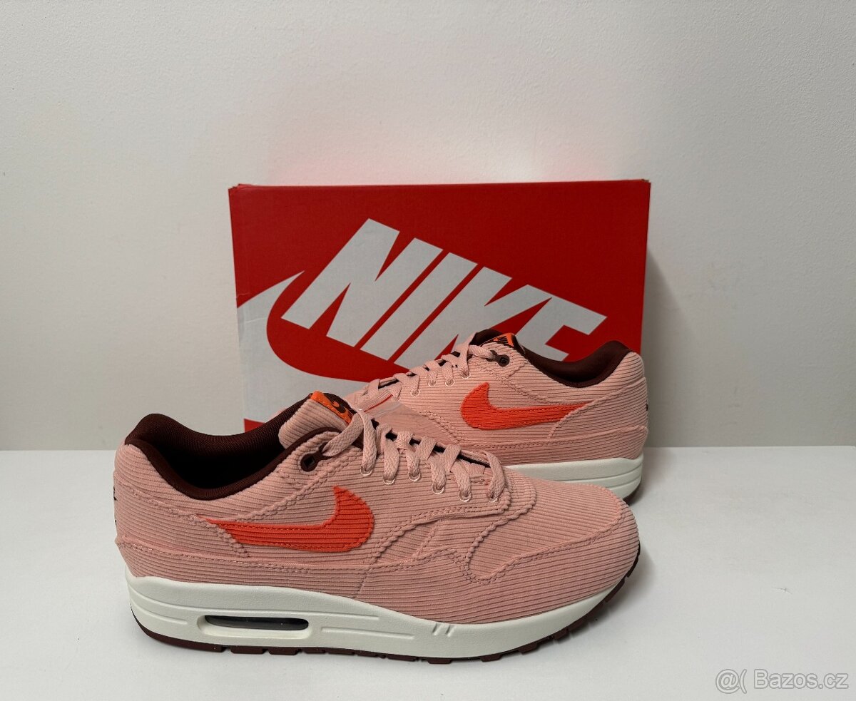 Nike Air Max 1 PRM Coral Stardust Corduroy vel.44,5/28,5cm