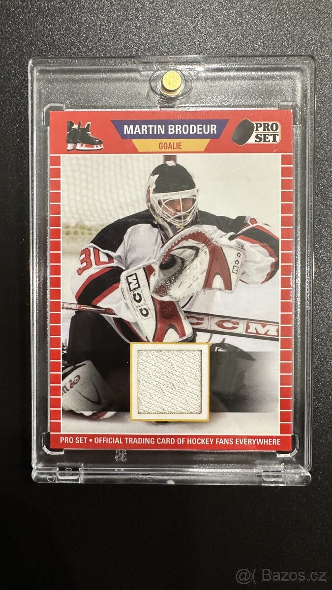 2020-21 Leaf Pro Set Memorabilia Martin Brodeur #PSM-52