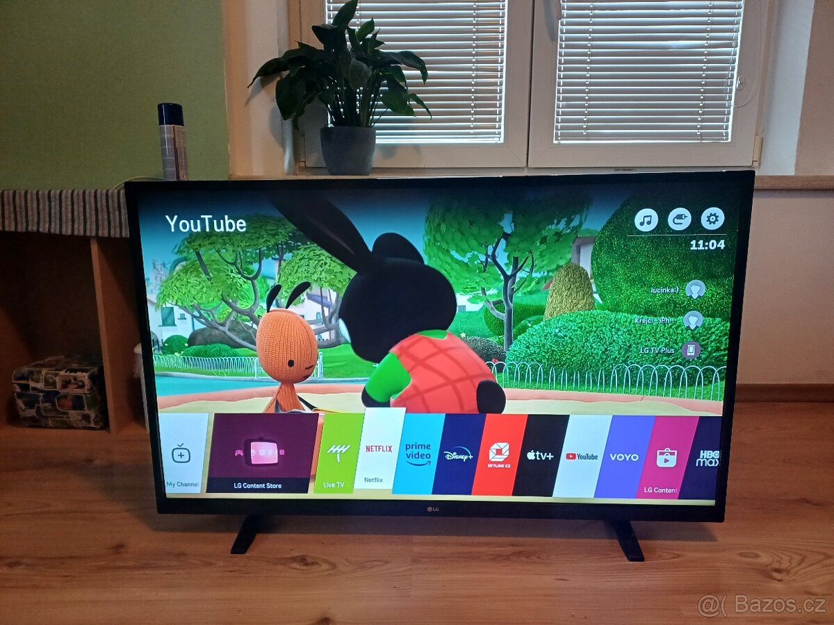 4K Smart TV LG 43UJ620-úhlopříčka 108cm,Wi-Fi, DVBT2