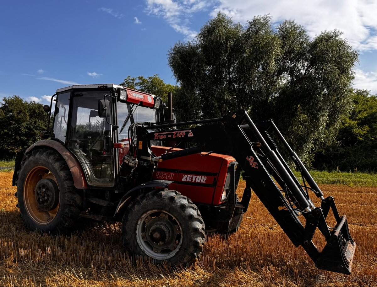 Zetor 9540, čelní nakladač TRAC – LIFT TL 360