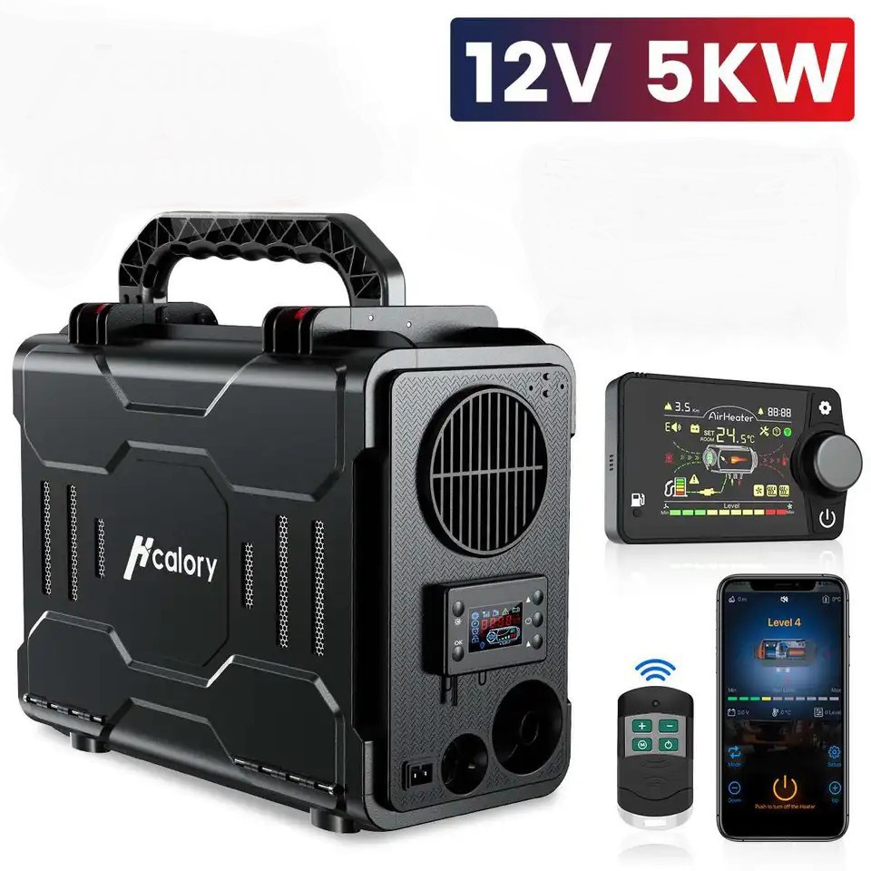 Nezávislé topení 5kW, 12 a 24V, Auto START/STOP