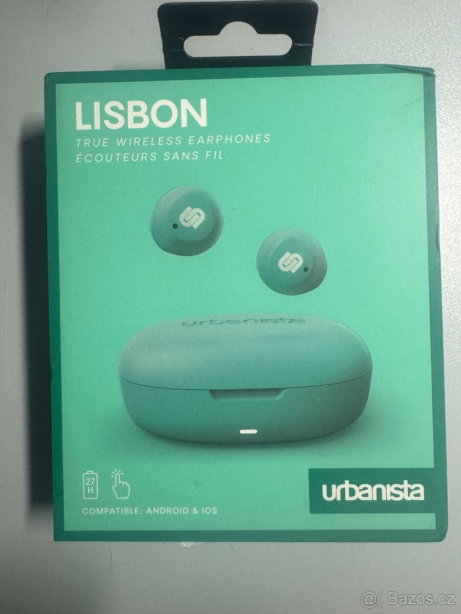 Sluchátka Urbanista Lisbon - zánovní, TOP STAV