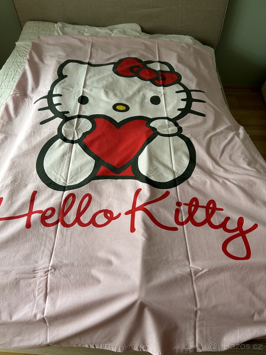 Bavlněné povlečení Hello Kitty