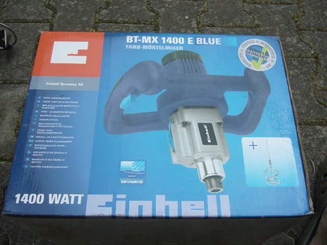 Einhell BT-MX 1400 E - Míchadlo lepidel a malty Blue