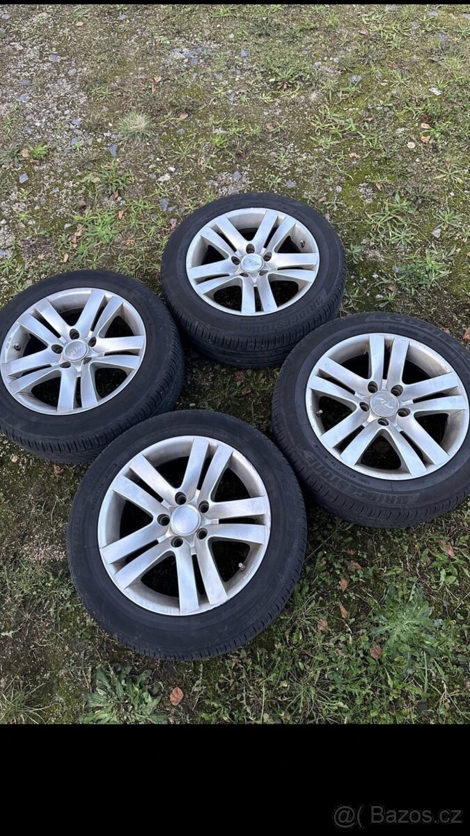 Prodám - Sadu Alu kol FLW 5x112 R16, 205/55/16