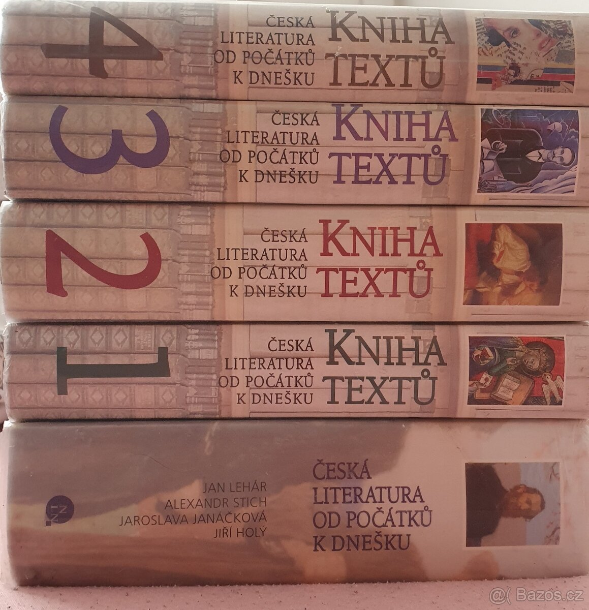 Česká literatura od počátků k dnešku + Kniha textů 1-4