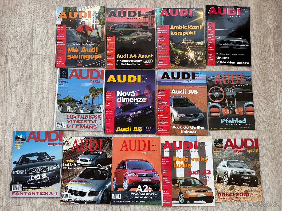 Audi magazín první číslo a první ročníky