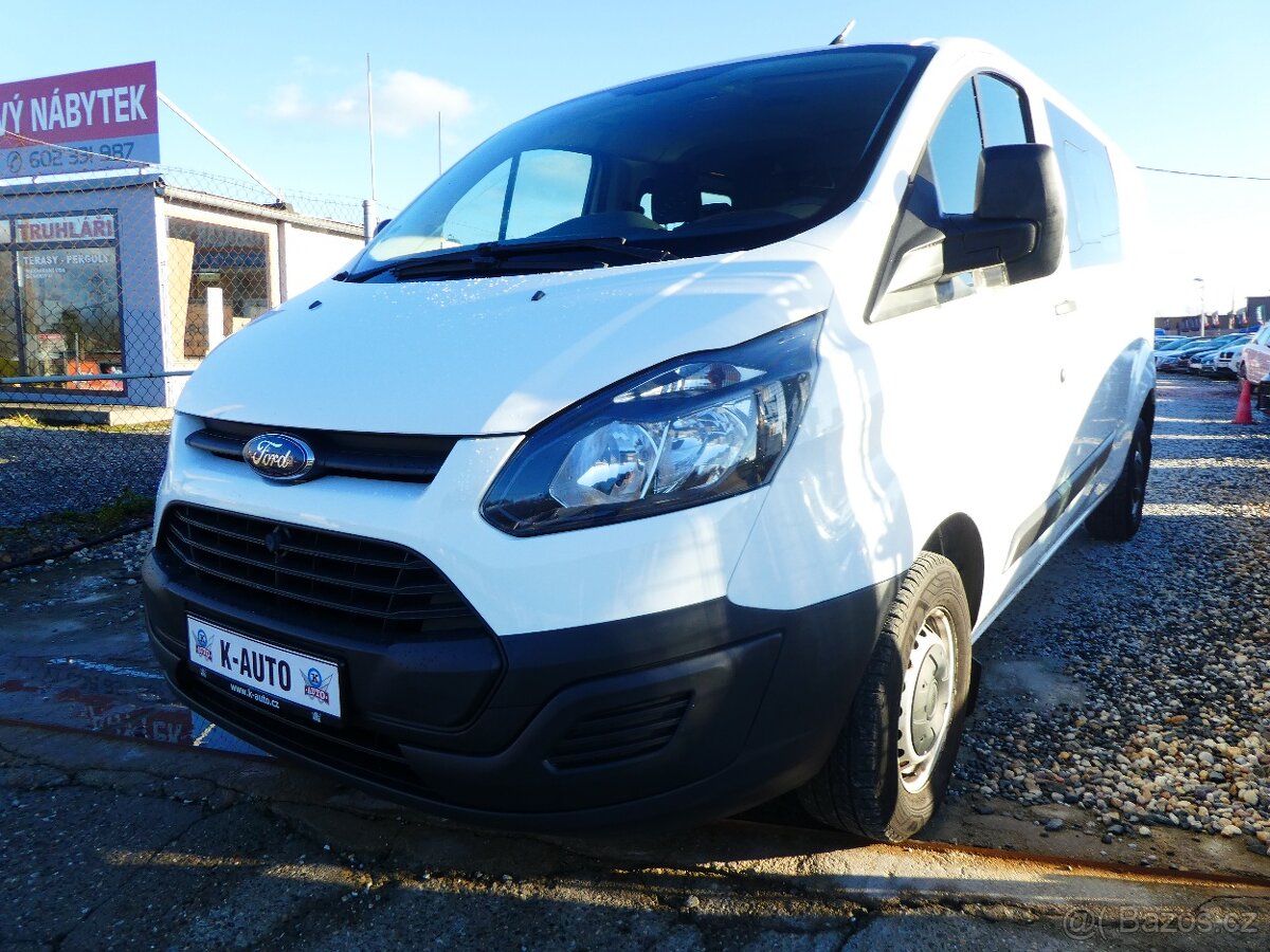 Ford Transit Custom 2.2TDCI 74kW L2H1,6míst,Tažné