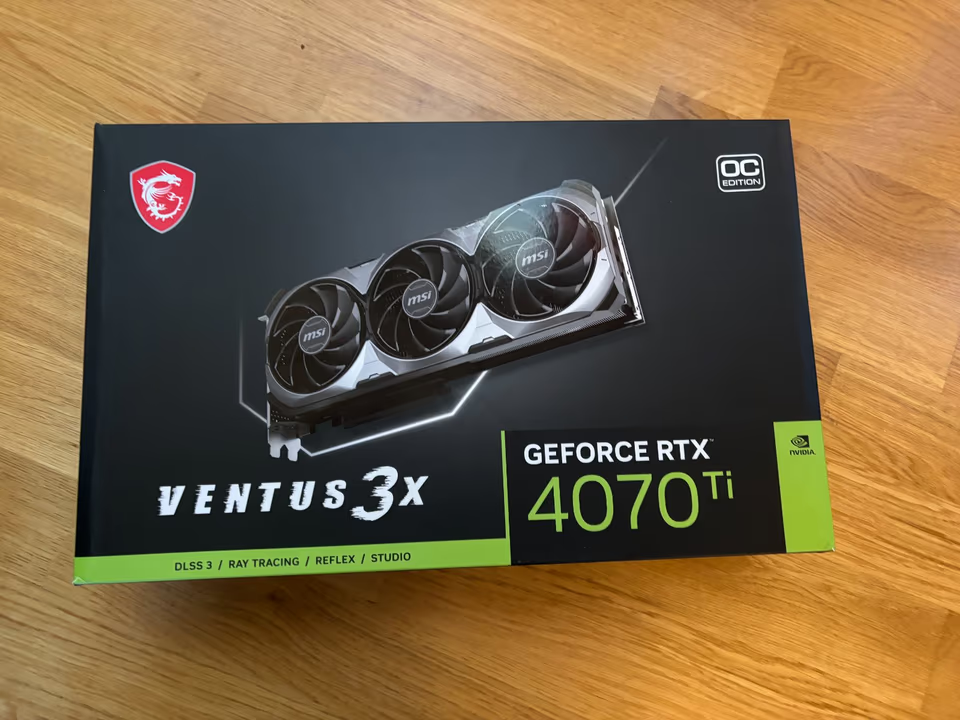 MSI GeForce RTX 4070 Ti Ventus 3X 12GB GDDR6X