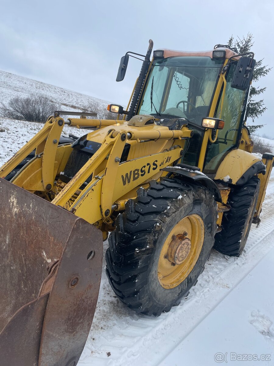 Predám traktorbáger Komatsu WB 97S s TP