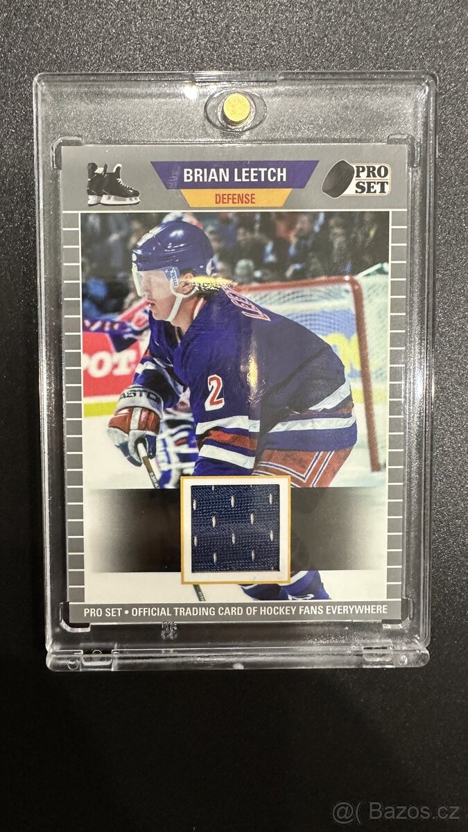 2020-21 Leaf Pro Set Memorabilia Brian Leetch#PSM-12