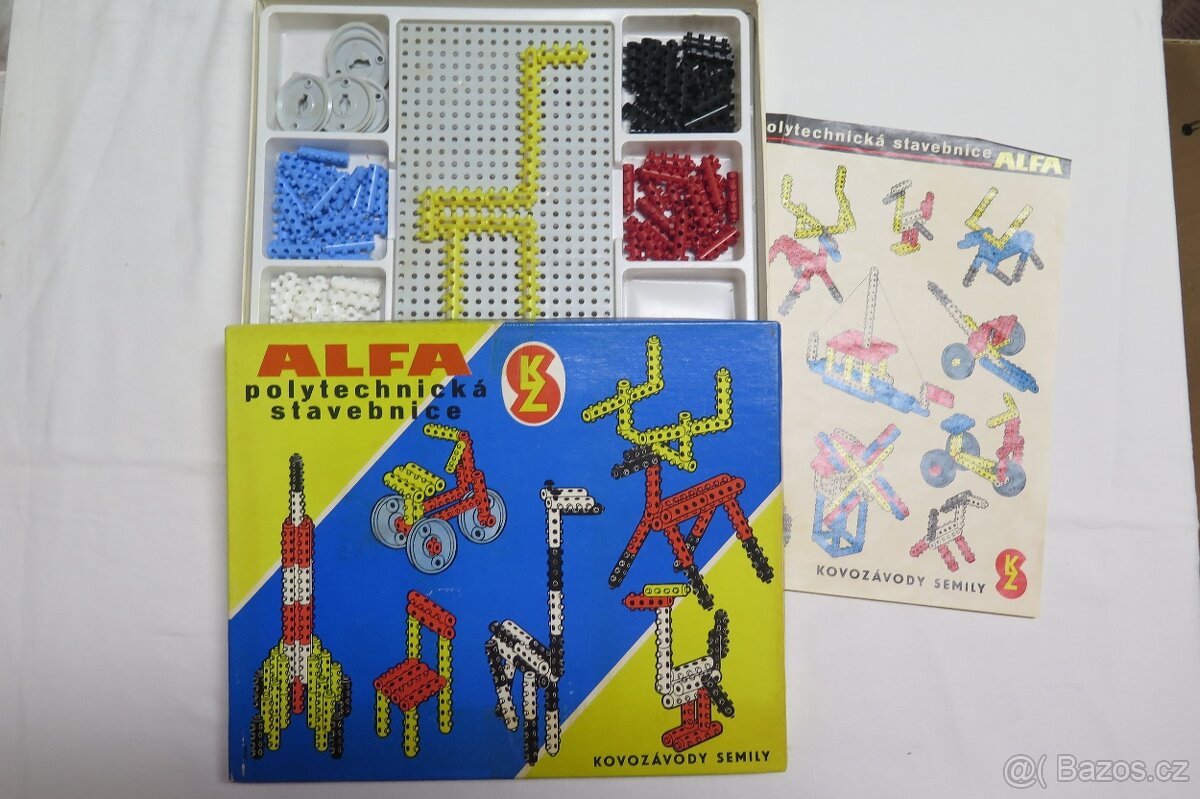 RETRO stavebnice, puzzle, hračky - přelom 70.-80.léta