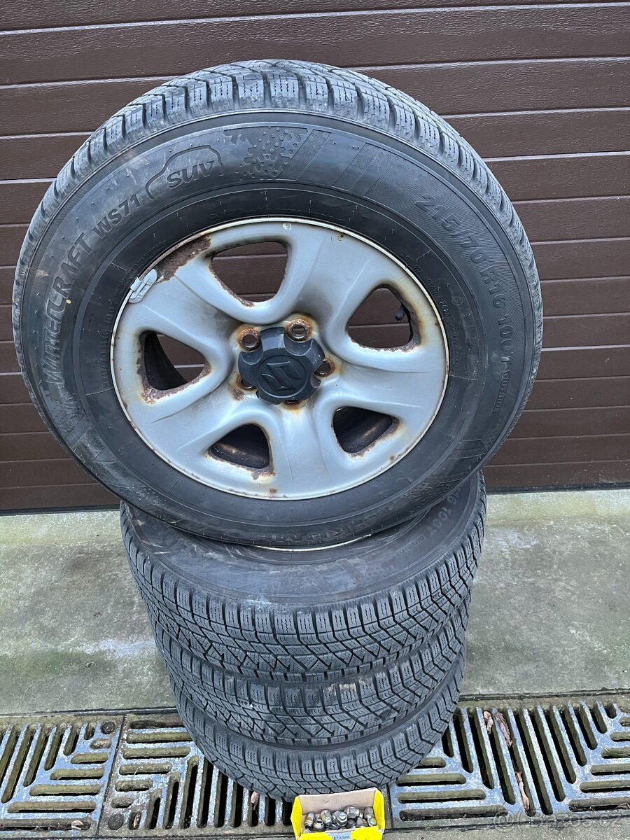 Zimní komplet 16" Suzuki Vitara rozteč 5 X 114,3 