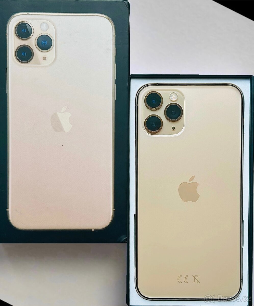 iPhone 11 Pro Max Gold KONDICE BATERIE 100% TOP