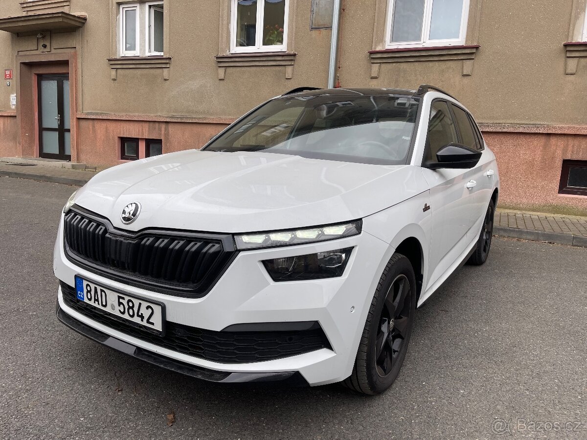 Škoda Kamiq 1,6 TDI 85KW DSG MONTE CARLO, LED, PANORAMA, ASS