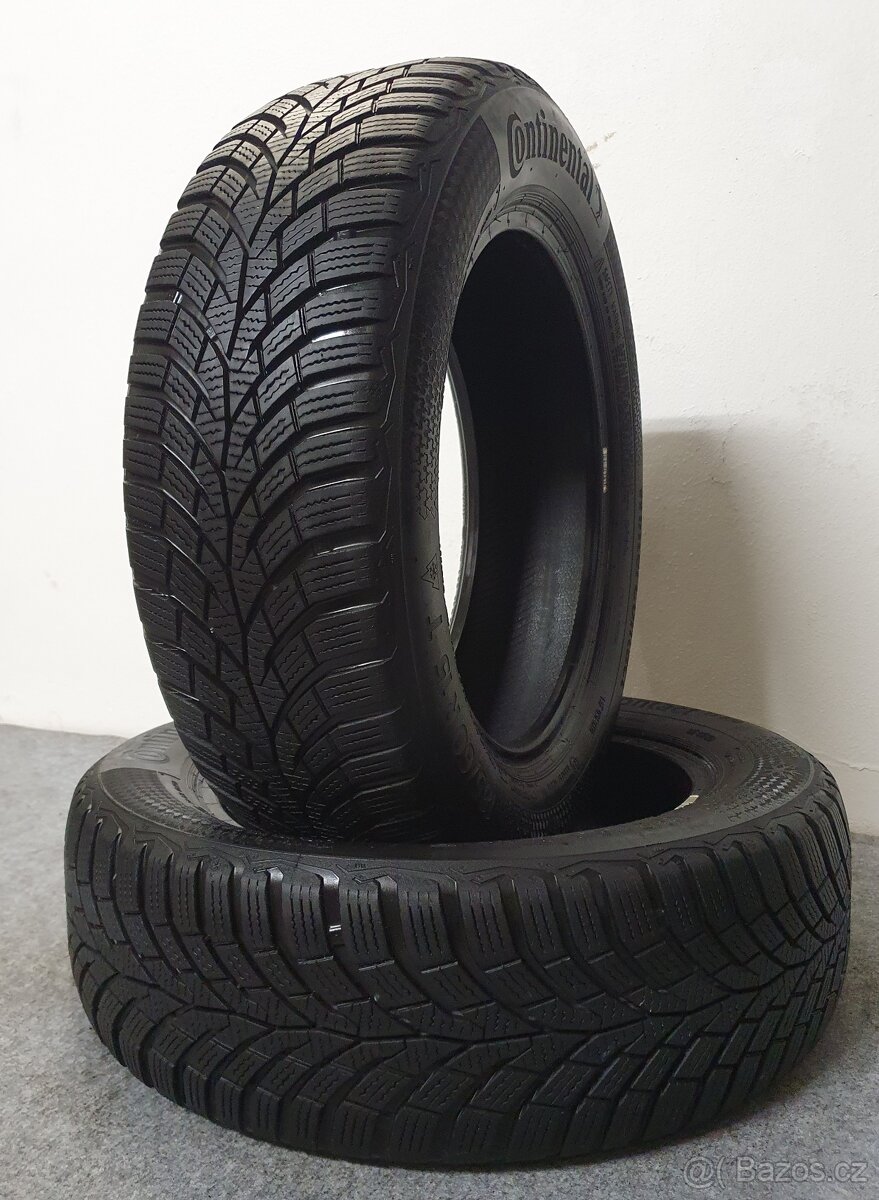 2x -- 185/60 R15 Zimní pneu Continental Winter Contact TS870