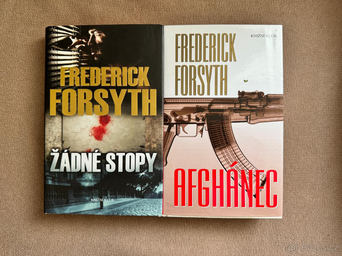 Frederick Forsyth 2 knihy (Žádné stopy, Afghánec)