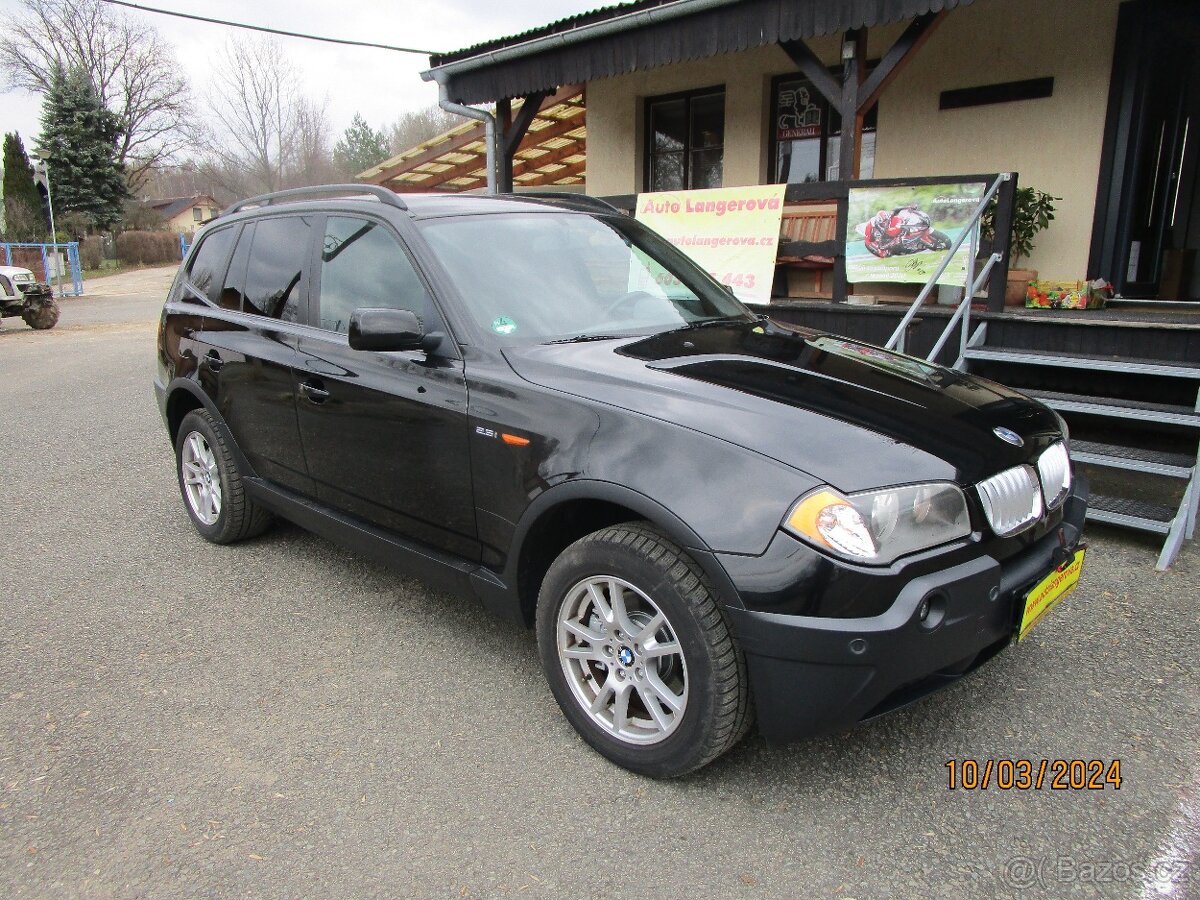 BMW X3 2,5 BENZIN 141KW nová TK ze dne 7.3.2024