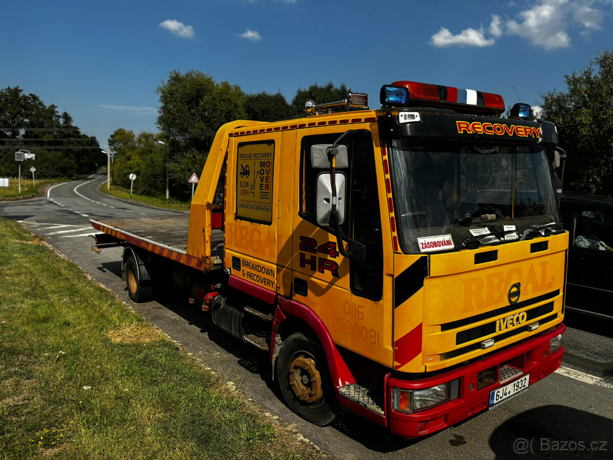 Iveco ML 100E18, Odtahovka, 6.míst, Hydraulika, Navijak