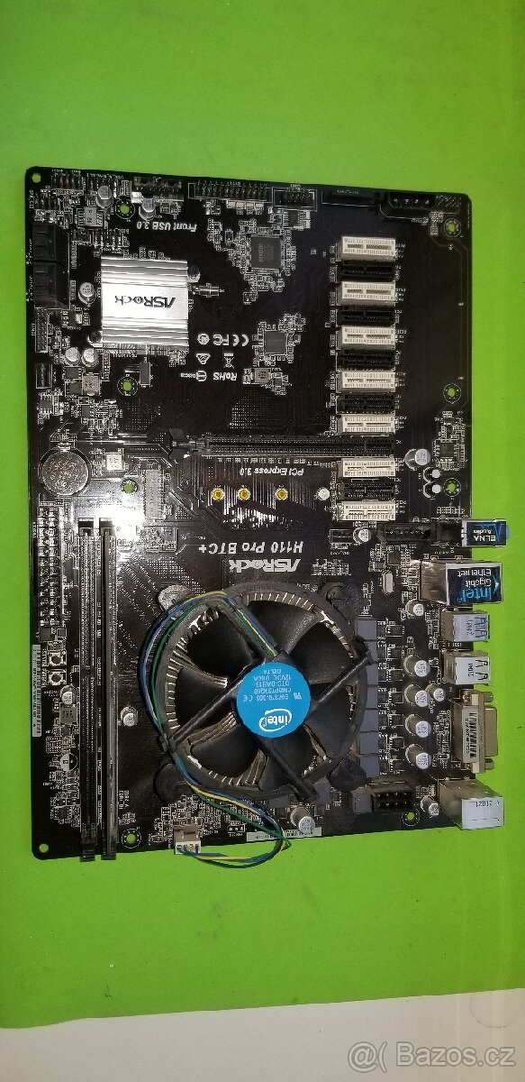 MB Asrock H110 PRO BTC+ s DIMM a CPU