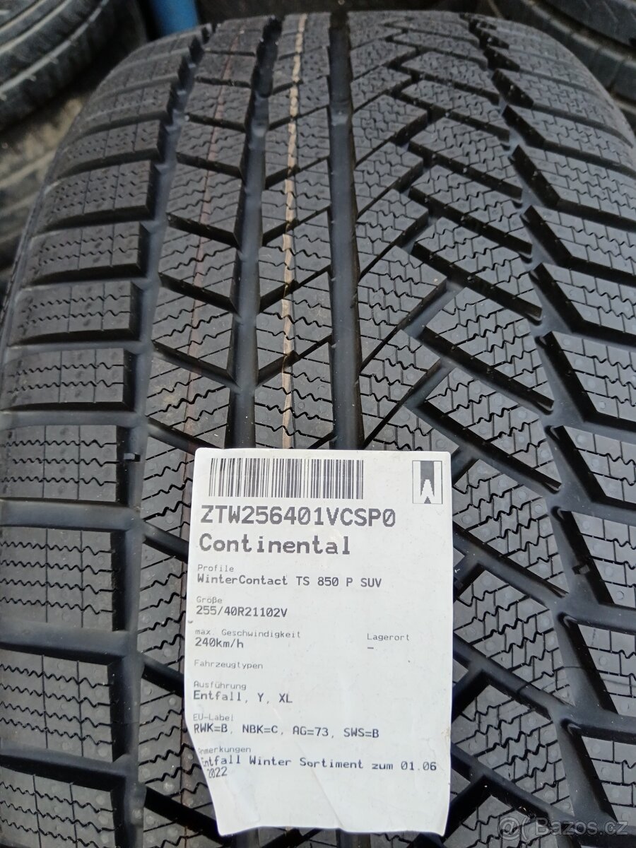 255/40r21 102v continental ts 850p suv