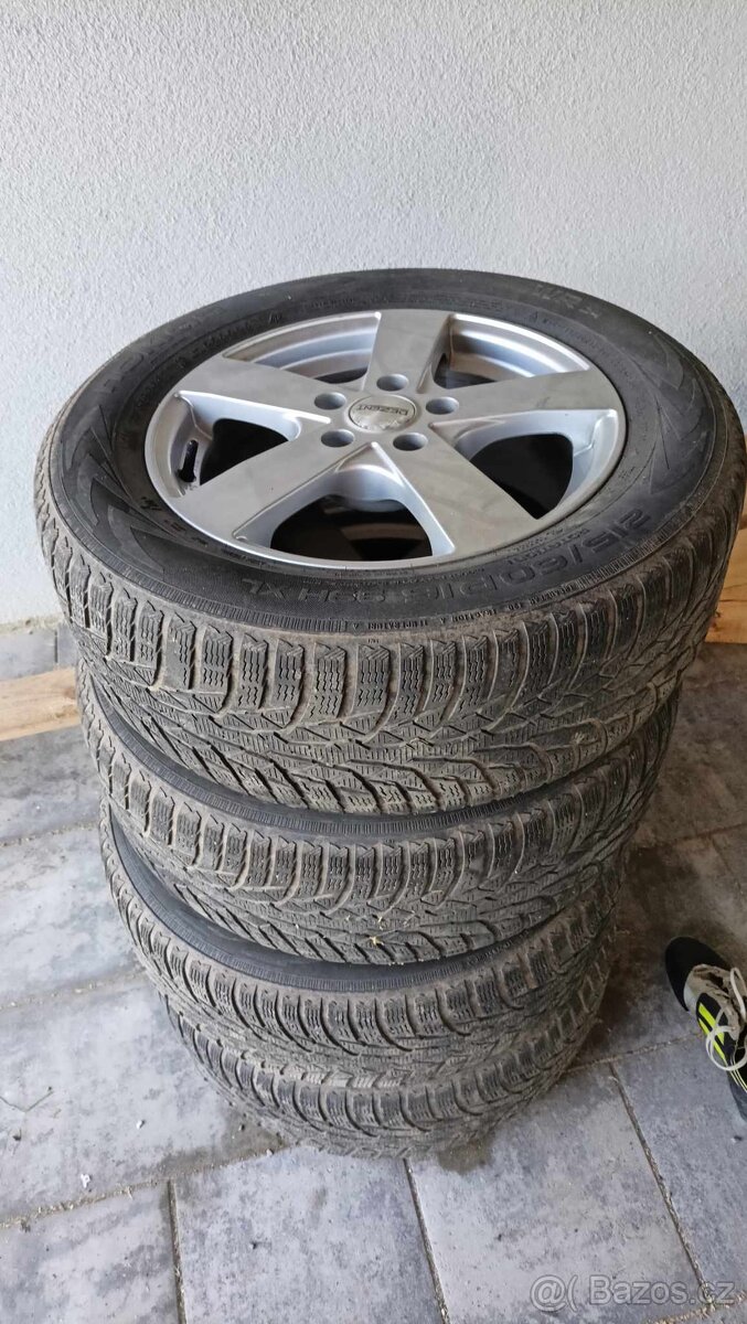 Prodám alu kola Dezent R16 5x112