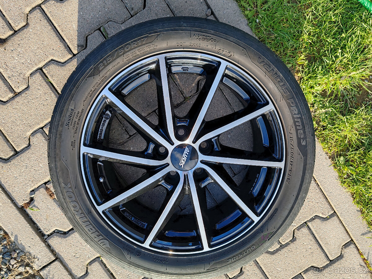 Alu disky ALUTEC 17" + letní pneu Hankook