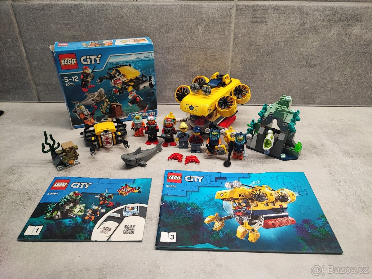 Lego City Potápěči 60091 a 60264