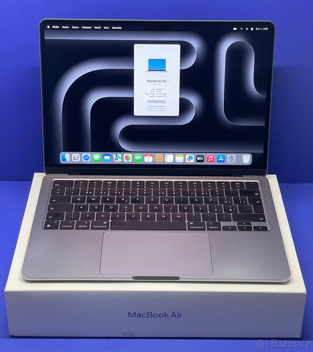 MacBook Air M2 2022 /24GB RAM/M2/1TB SSD/ Záruka