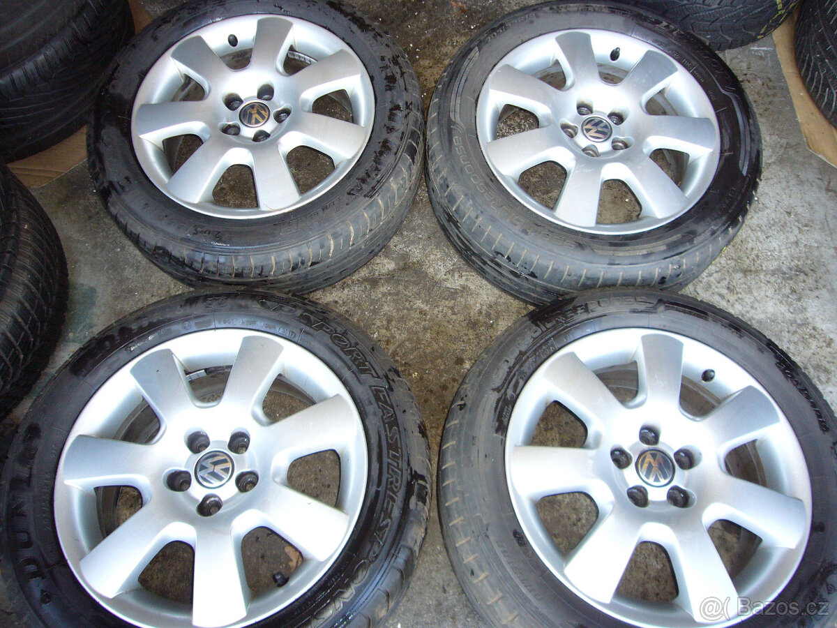 LETNÍ ALU KOLA VW-ŠKODA-SEAT-AUDI 16" 5x100 6,5" et-42,