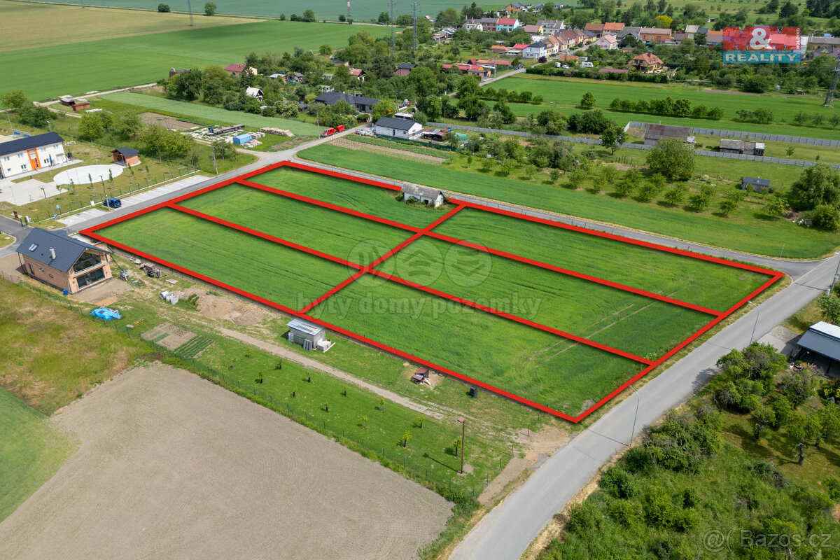 Prodej pozemku k bydlení, 1233 m², Přerov - Dluhonice