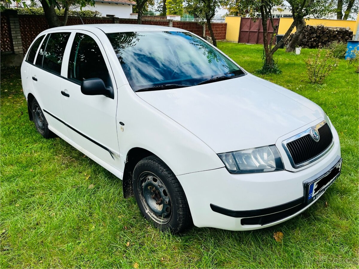 Škoda Fabia kombi 1,9, 47kW, STK 7/2026 + tažné