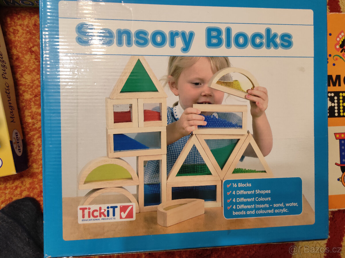 Dětské kostky SENSORY BLOCKS TickIt