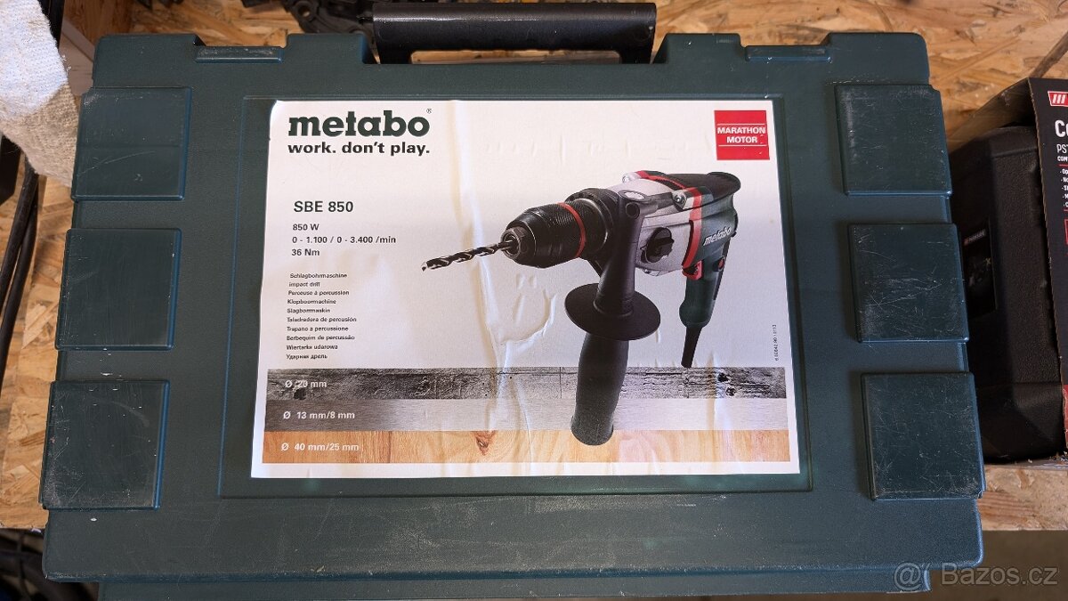 Příklepová vrtačka Metabo SBE 850