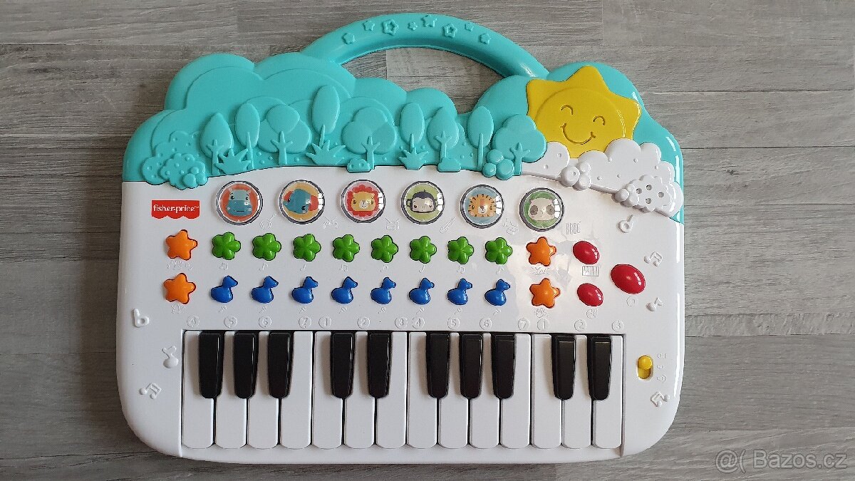 Hrací piano od Fisher price