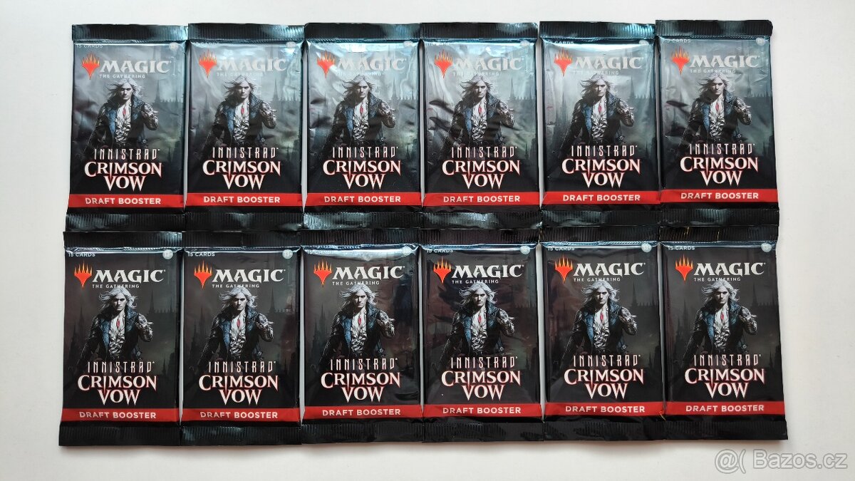 Magic the Gathering MTG 12ks draft boostru Crimson Vow