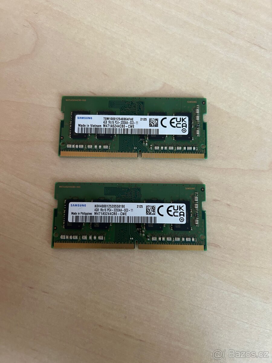 Samsung 2x4GB, DDR4, 3200MHz