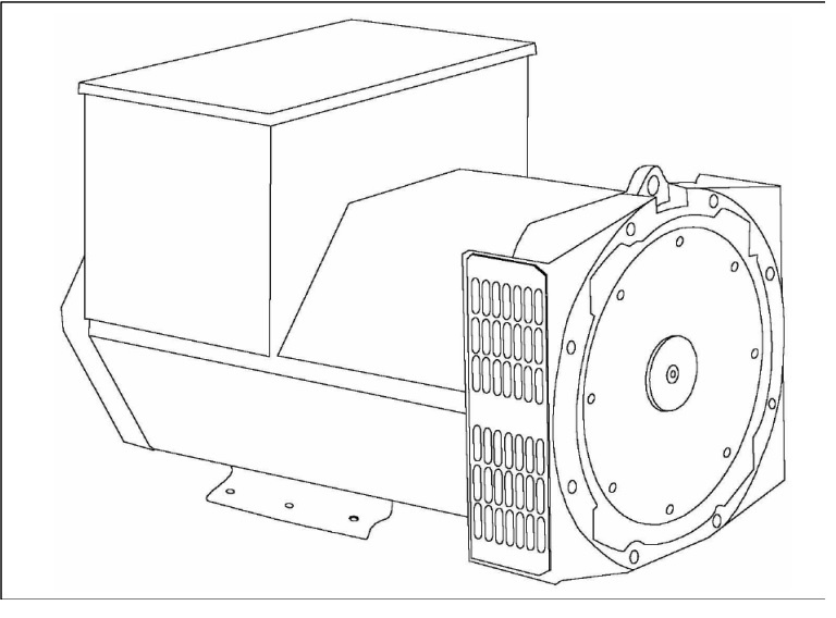 STAMFORD 3-fázový generator proudu 25KWA + ovládací panel