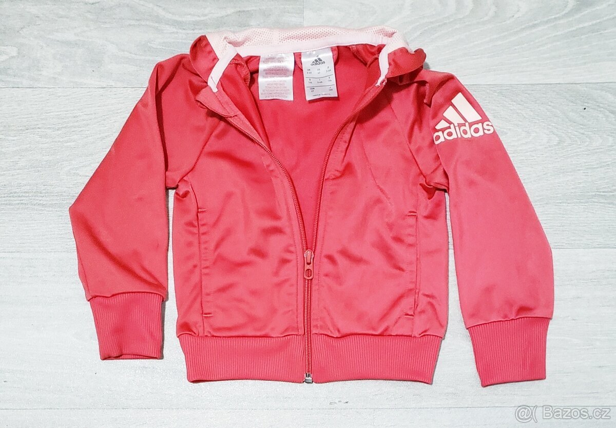 Adidas Original Dĕtská Dívčí Mikina s Kapucí Vel. 3 - 4 rok