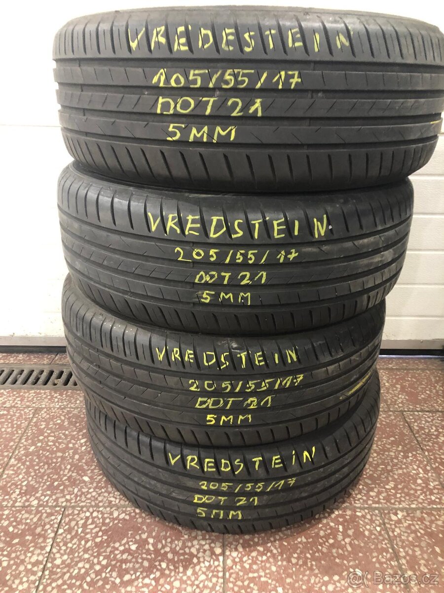 Letní 205/55 R17 Vredestein DOT21