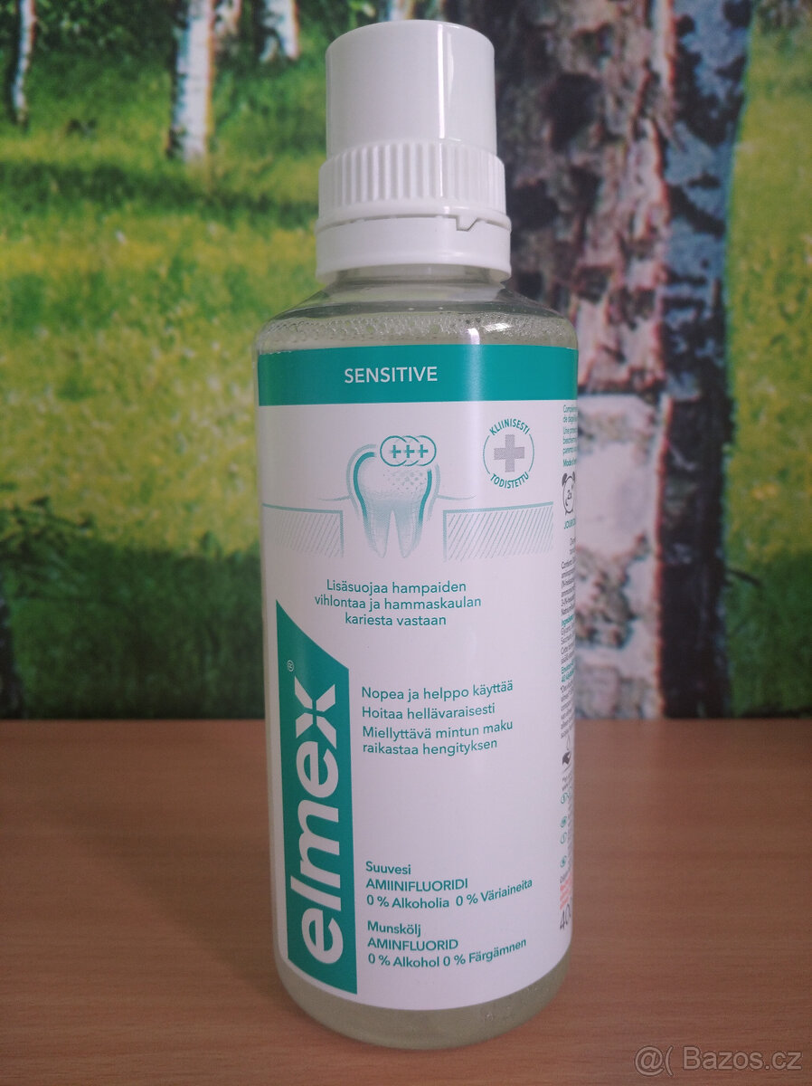 Ústní voda Elmex Sensitive s aminfuoridem 400ml