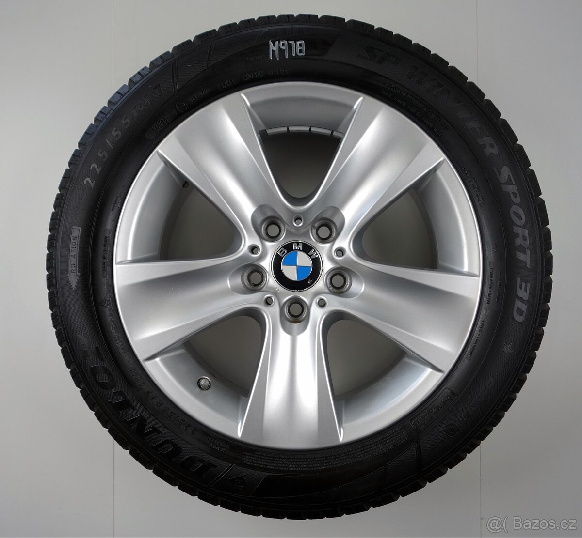 BMW 5 F10 F11 - Originání 17" alu kola - Zimní pneu