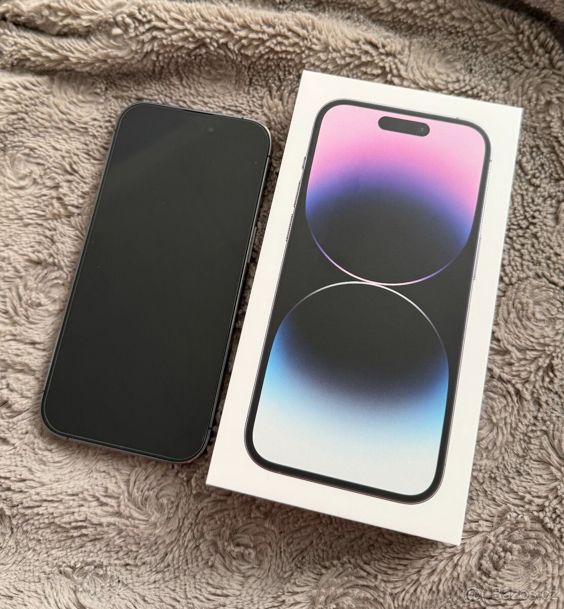 iPhone 14 Pro 256GB, temně fialový, perfektní stav