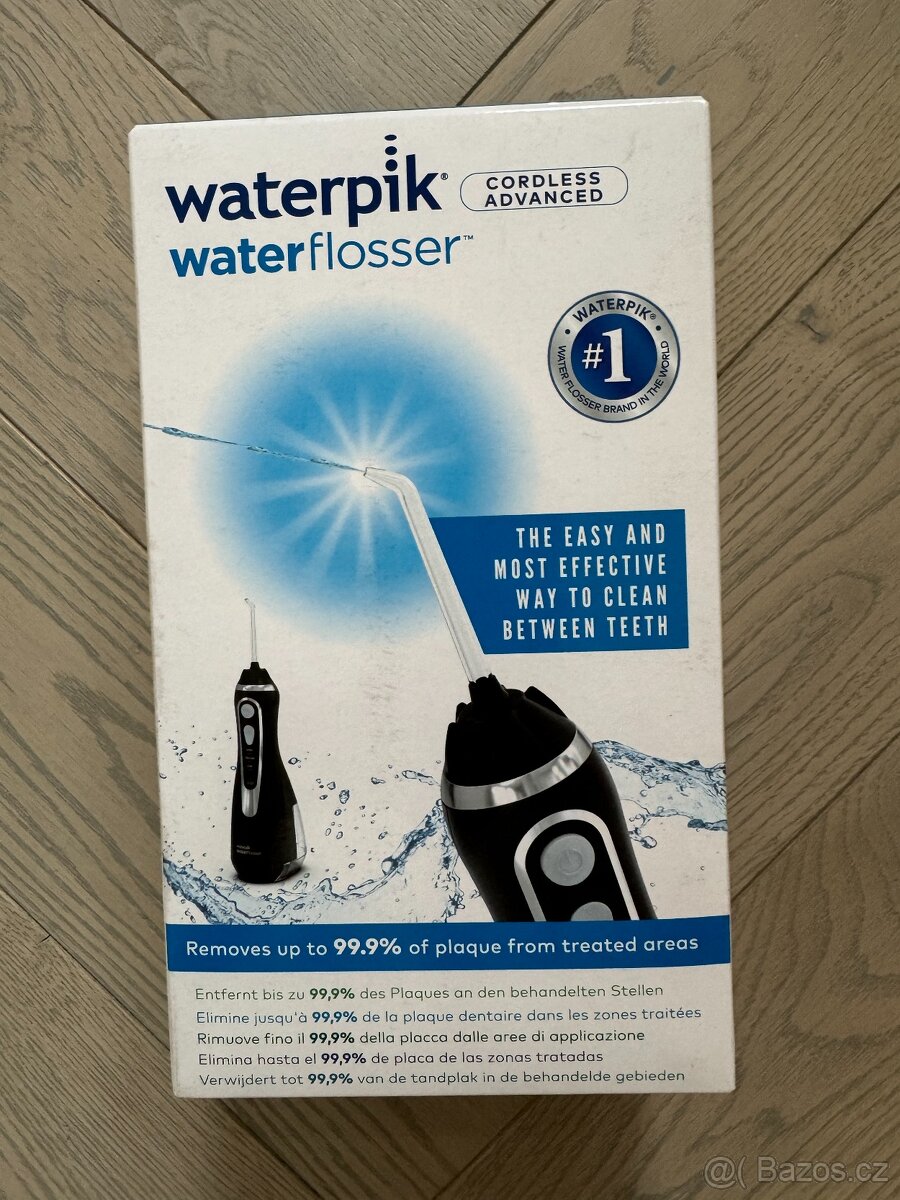 Waterpik waterflosser bezdrátový černý