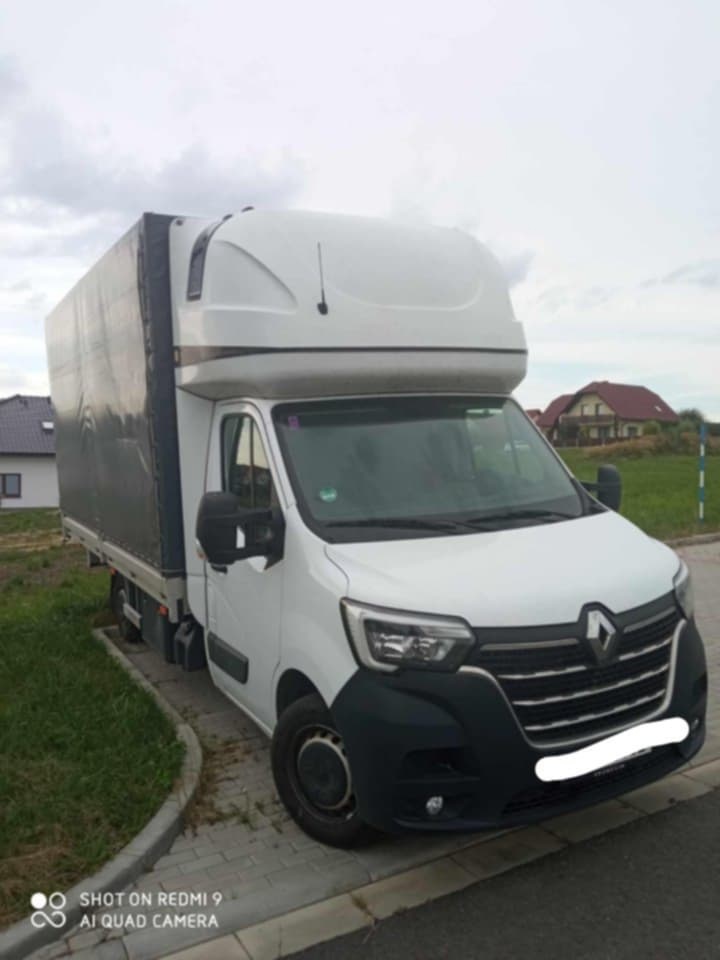 Renault Master, 10 palet, spaní, topení