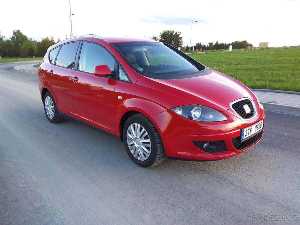 ALTEA XL,MOTOR 1.9TDI 77KW,,NAJETO 181TKM,, DIGI KLIMATIZACE