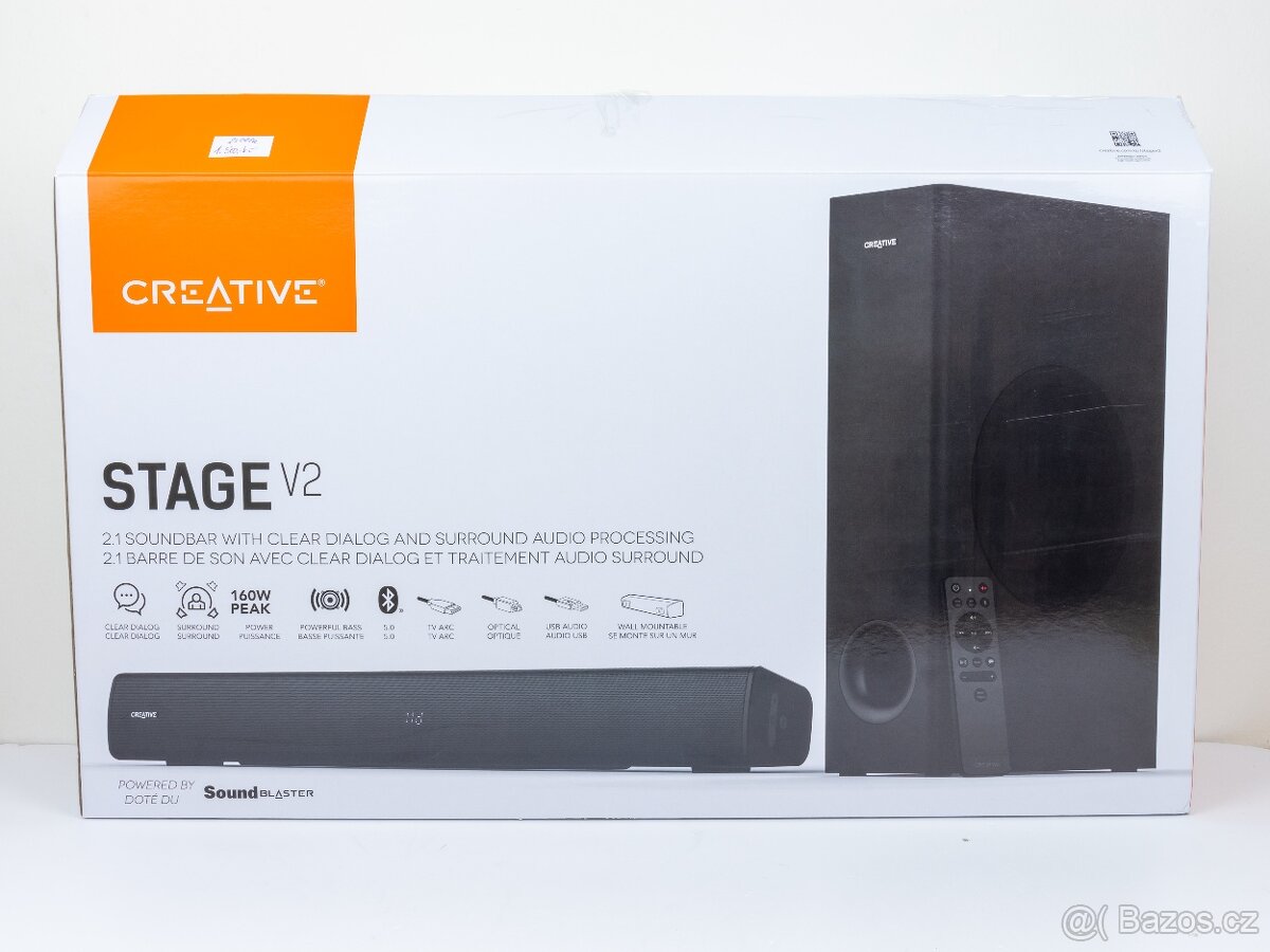 Soundbar Creative Stage V2 /25091/